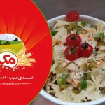 طرز تهیه سالاد ماکارونی با سیب زمینی